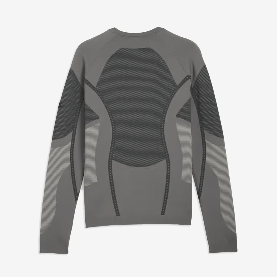 PUMA x SAN SAN GEAR KNIT SWEATER { COOL MID GRAY