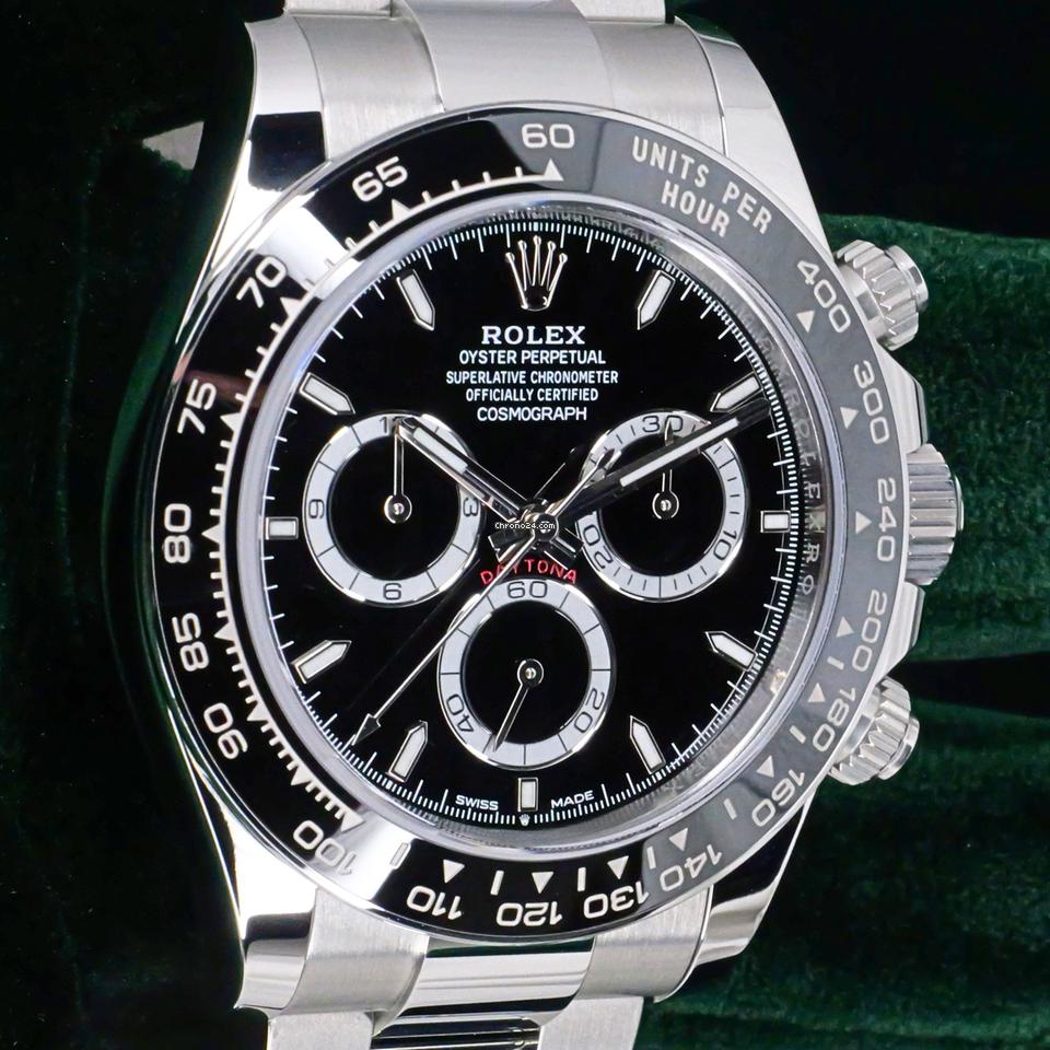 Rolex | Daytona | 126500LN | Steel | 40MM mm | Steel | Black | Automatic