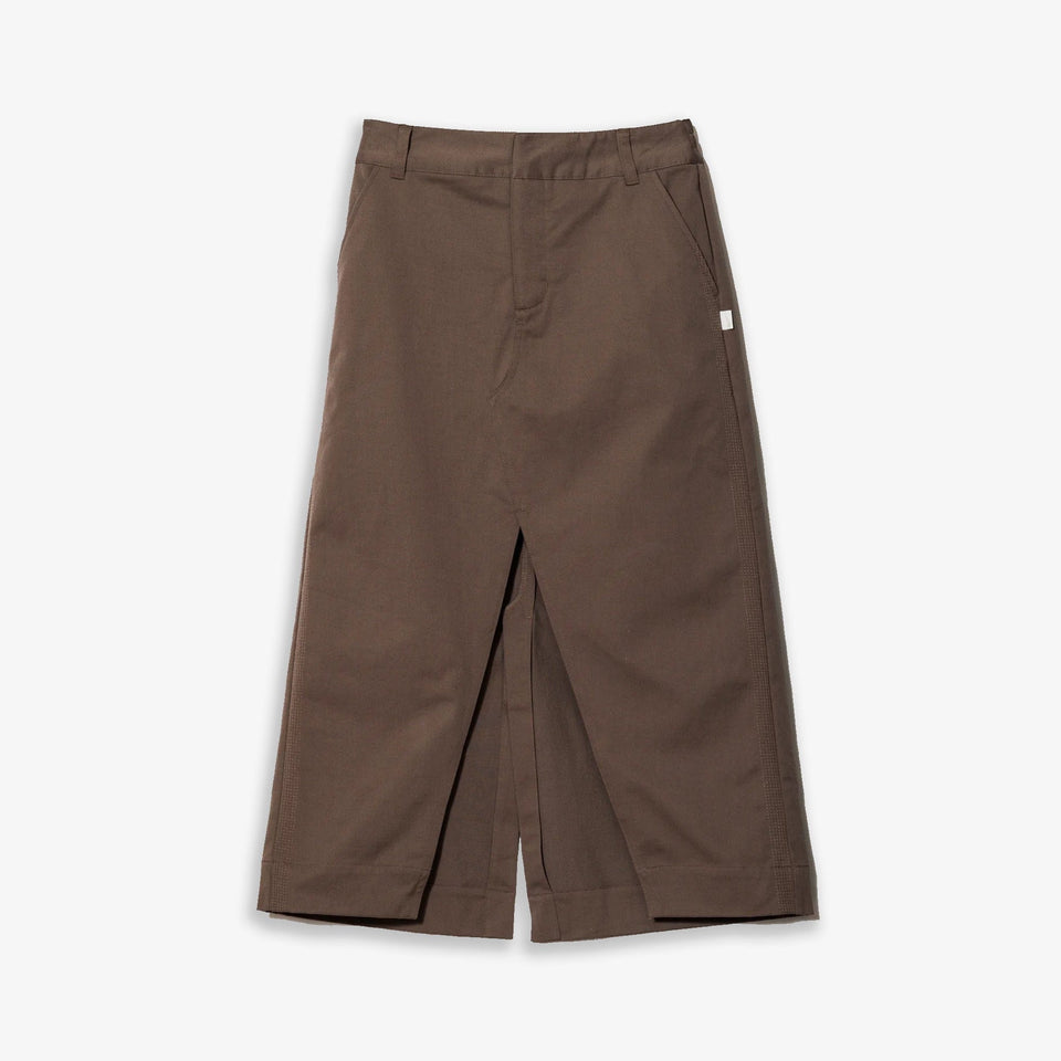 Jordan TWILL SKIRT { MINK BROWN/MINK BROWN