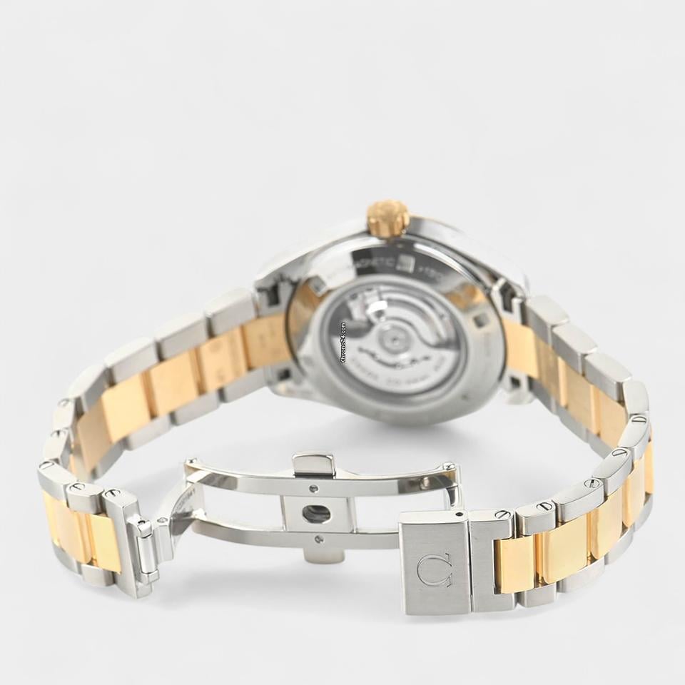Omega Seamaster Aqua Terra Diamond / Steel&Gold / 34mm Box&Papers 231.20.34.20.55.002