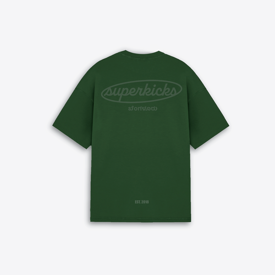 SUPERKICKS THE BANGALORE T-Shirt { GREEN