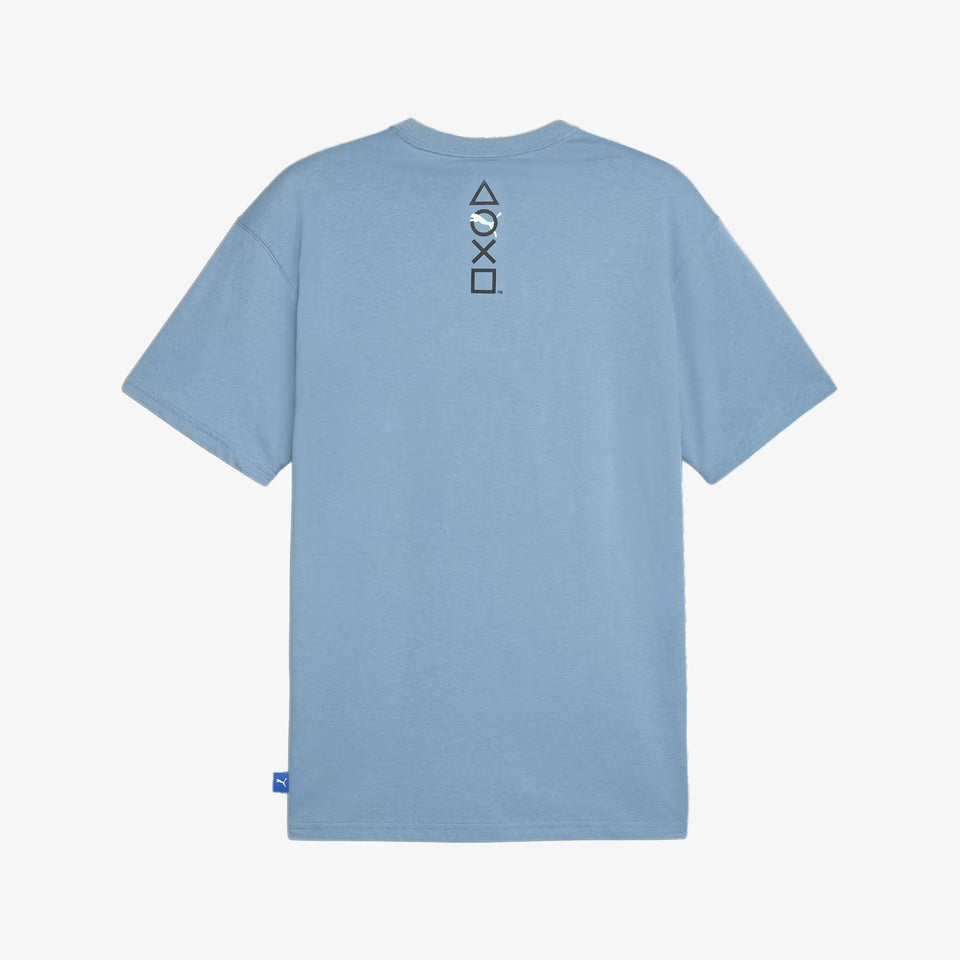 Puma x PLAYSTATION T-Shirt { ZEN BLUE