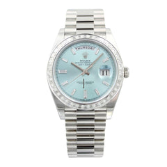 Rolex | Day-Date | 228396TBR | Platinum | 40 mm | Platinum | Automatic