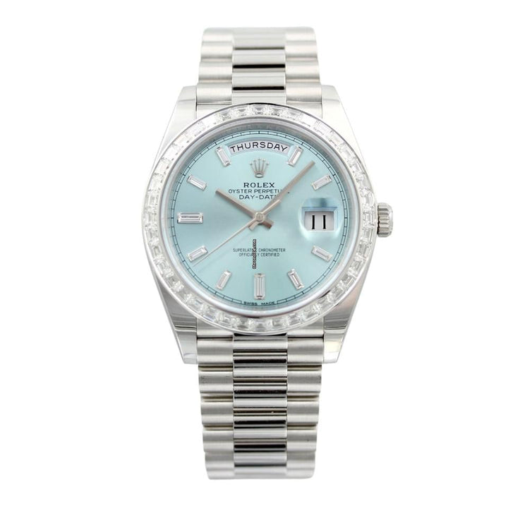 Rolex | Day-Date | 228396TBR | Platinum | 40 mm | Platinum | Automatic