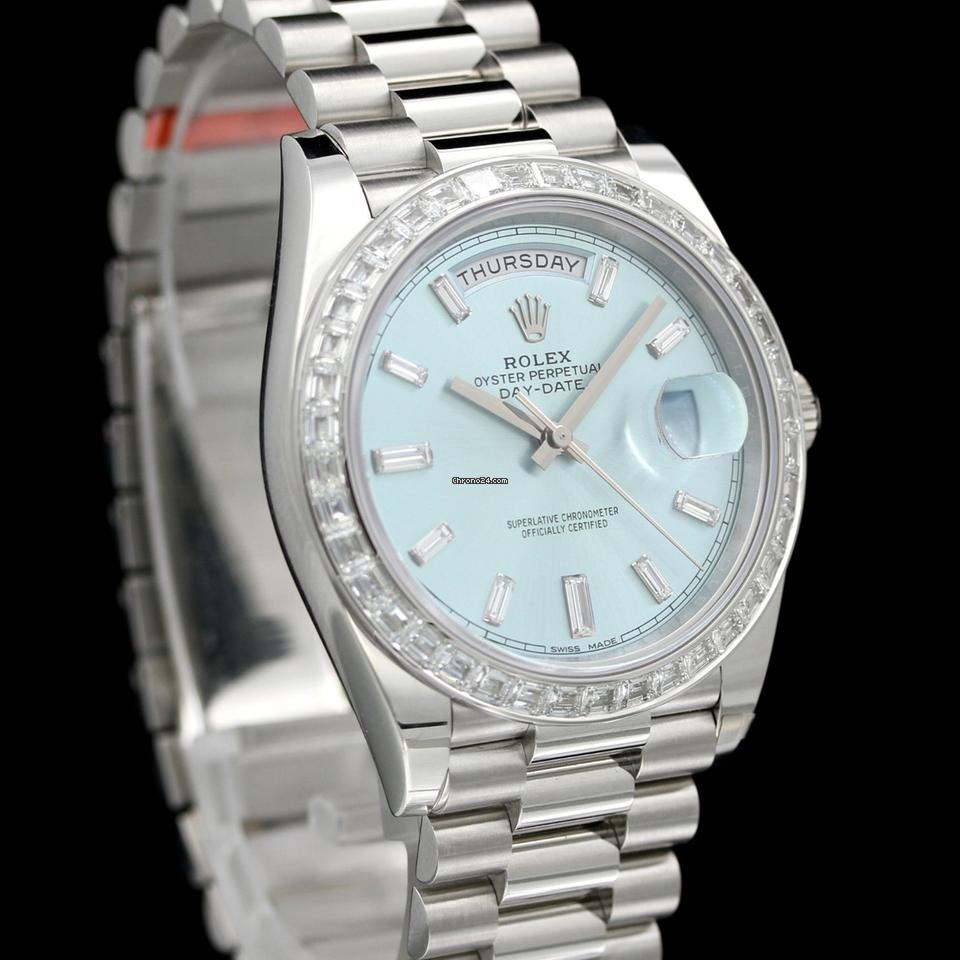 Rolex | Day-Date | 228396TBR | Platinum | 40 mm | Platinum | Automatic
