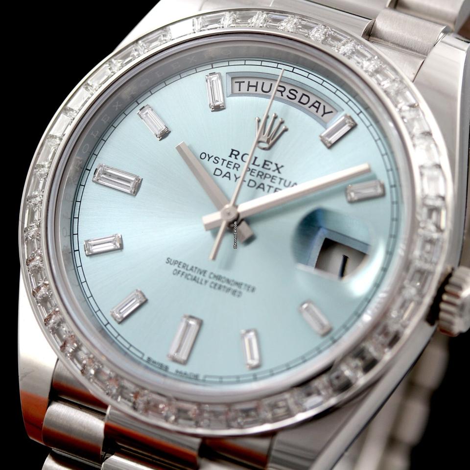Rolex | Day-Date | 228396TBR | Platinum | 40 mm | Platinum | Automatic