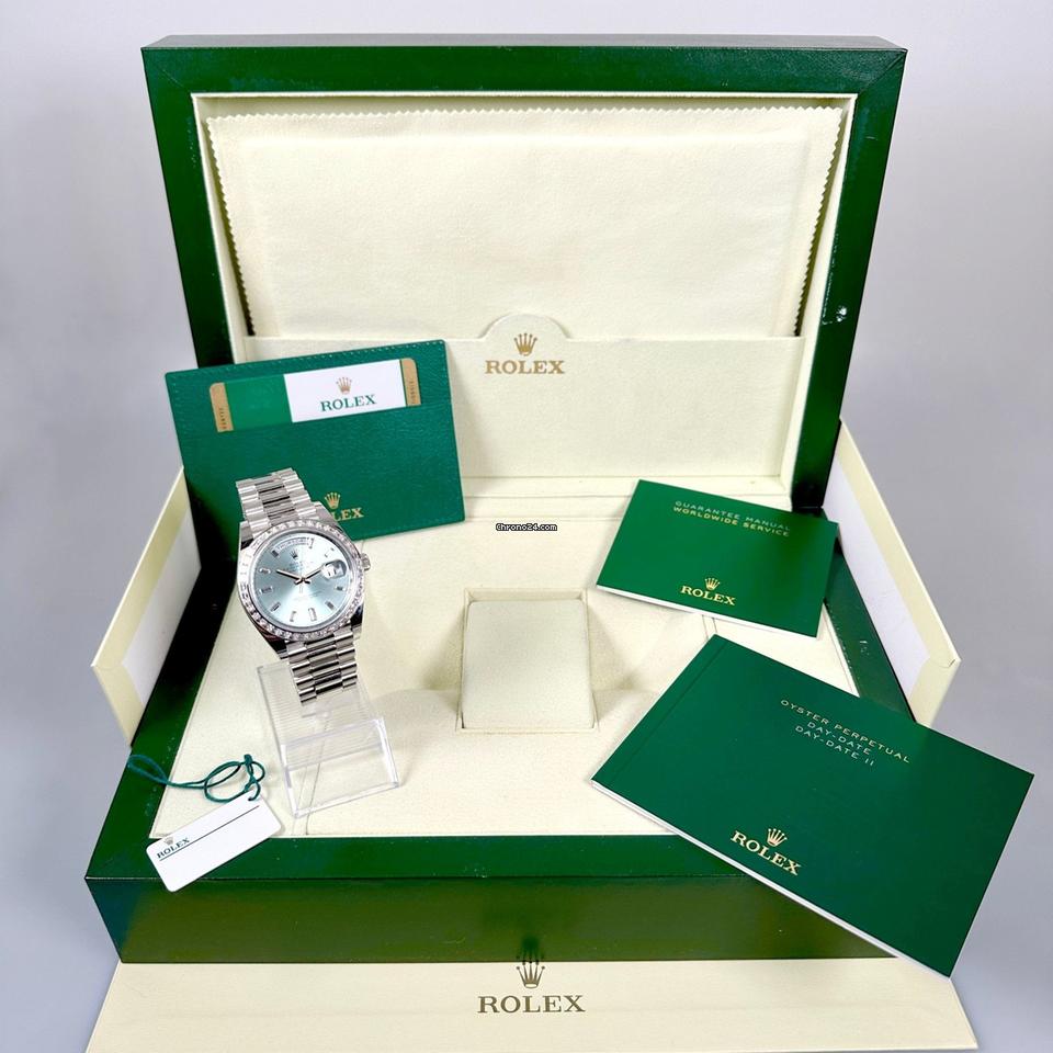 Rolex | Day-Date | 228396TBR | Platinum | 40 mm | Platinum | Automatic