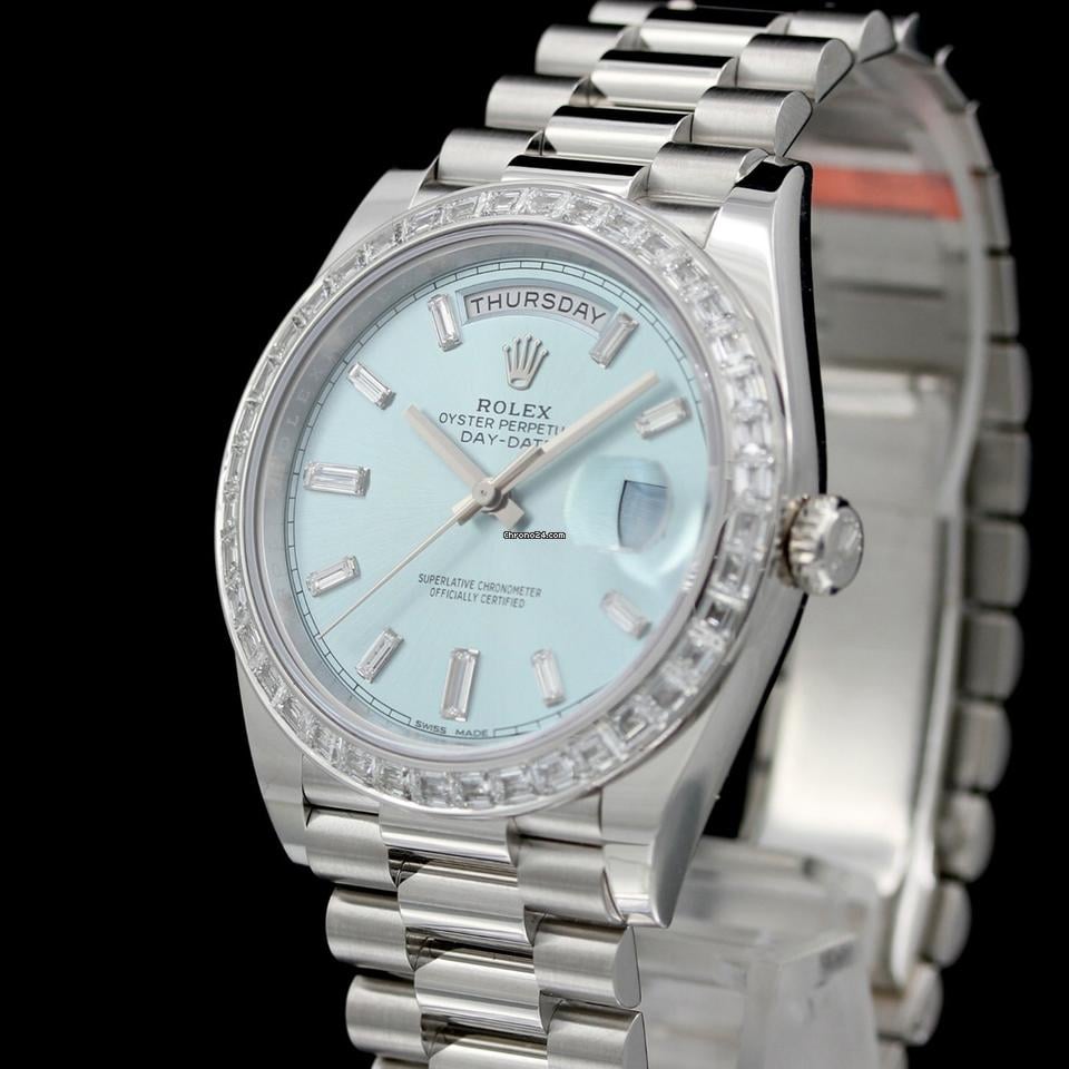Rolex | Day-Date | 228396TBR | Platinum | 40 mm | Platinum | Automatic