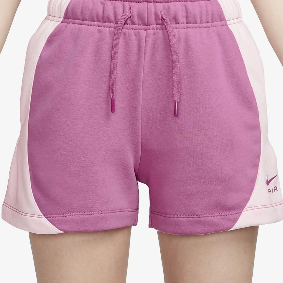 Nike MID-RISE FLEECE SHORTS { COSMIC FUCHSIA/PINK FOAM /COSMIC FUCHSIA