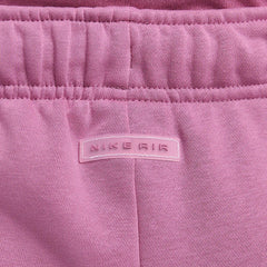 Nike MID-RISE FLEECE SHORTS { COSMIC FUCHSIA/PINK FOAM /COSMIC FUCHSIA
