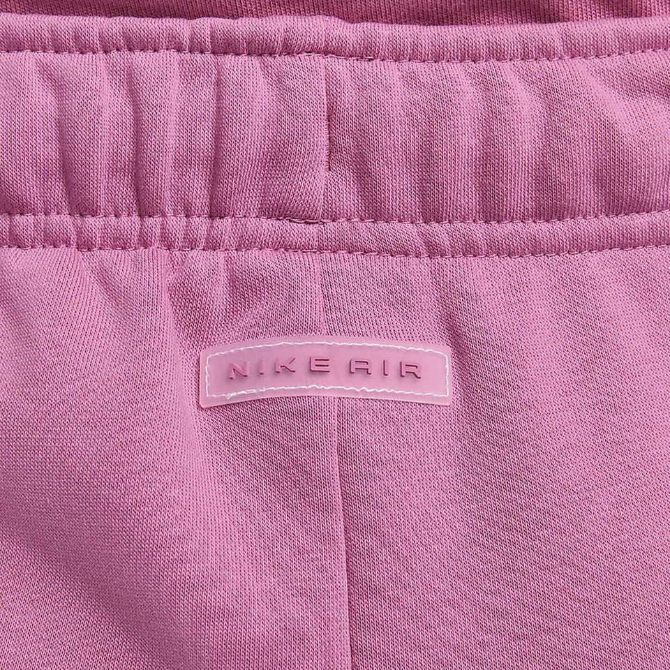 Nike MID-RISE FLEECE SHORTS { COSMIC FUCHSIA/PINK FOAM /COSMIC FUCHSIA