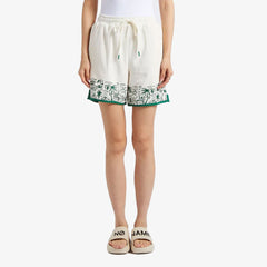 PUMA THE FAIRGROUNDS TERRY BASKETBALL SHORTS { FROSTED LVORY