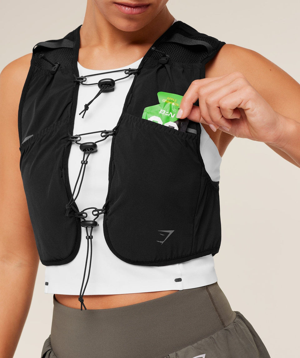 Gymshark Running Elite Hydration Vest Black
