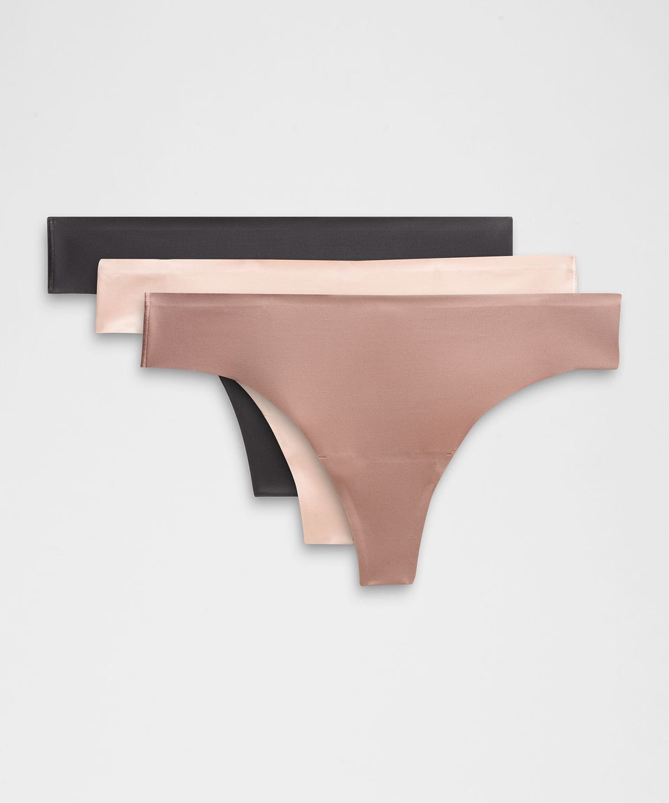 Lululemon InvisiWear Mid-Rise Thong Underwear *3 Pack