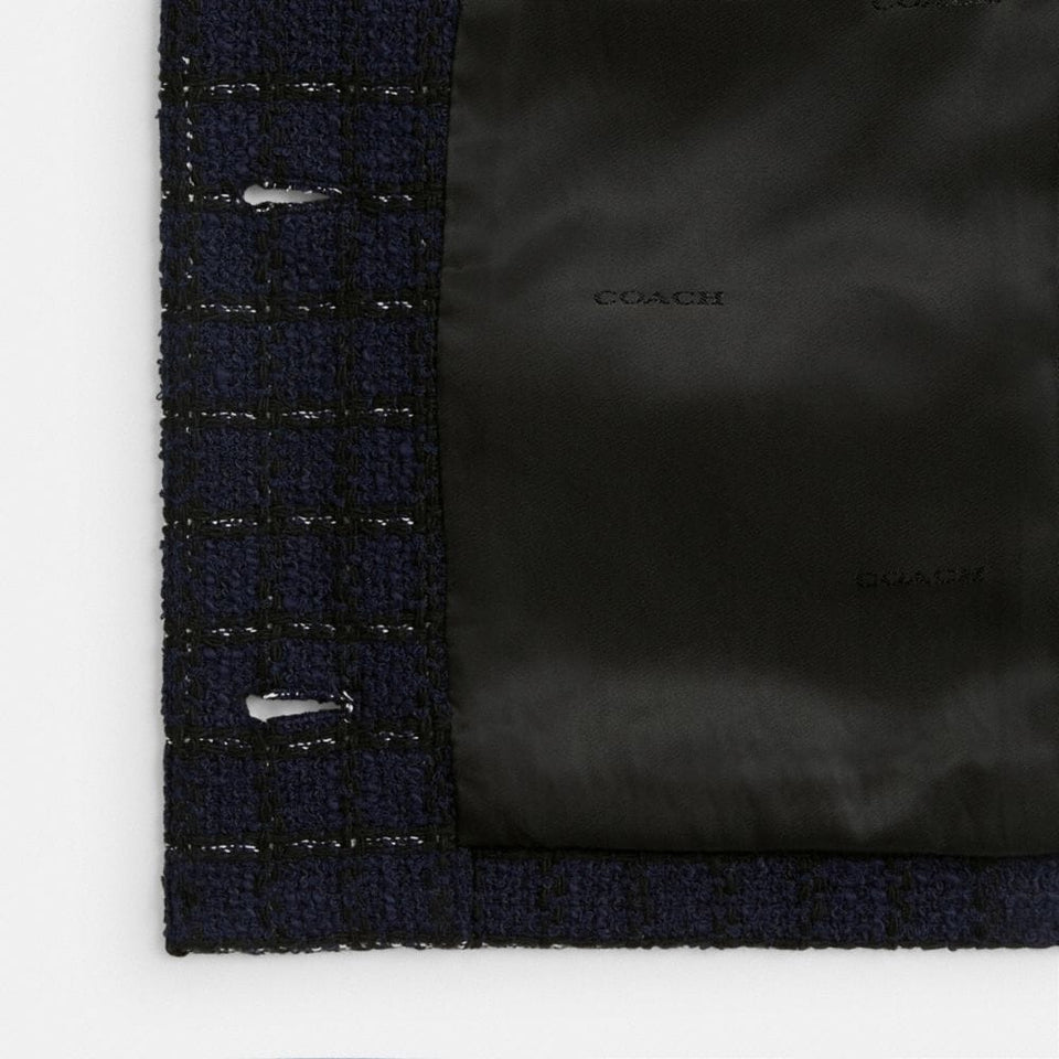 Coach Heritage C Boucle Vest Navy