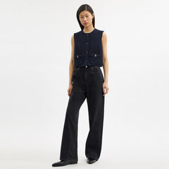 Coach Heritage C Boucle Vest Navy
