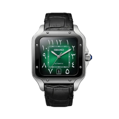 Seiko Mod Emerald Green Santos Arabic