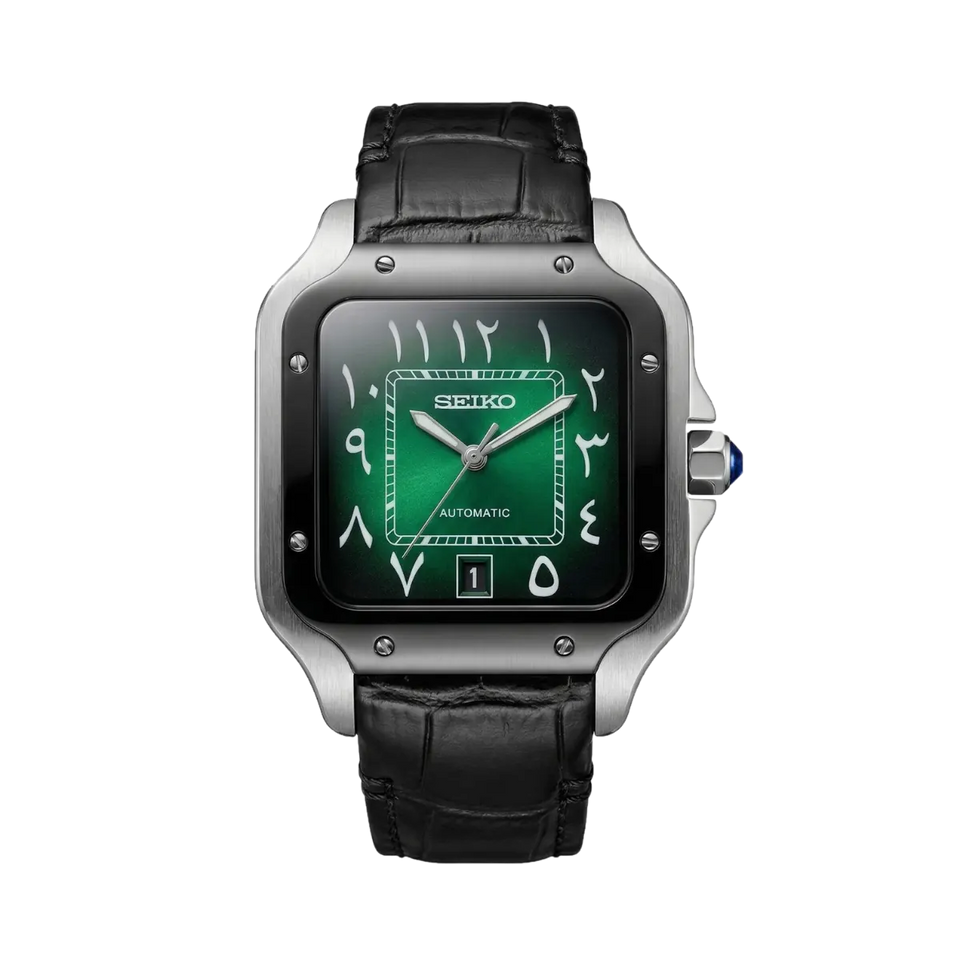 Seiko Mod Emerald Green Santos Arabic