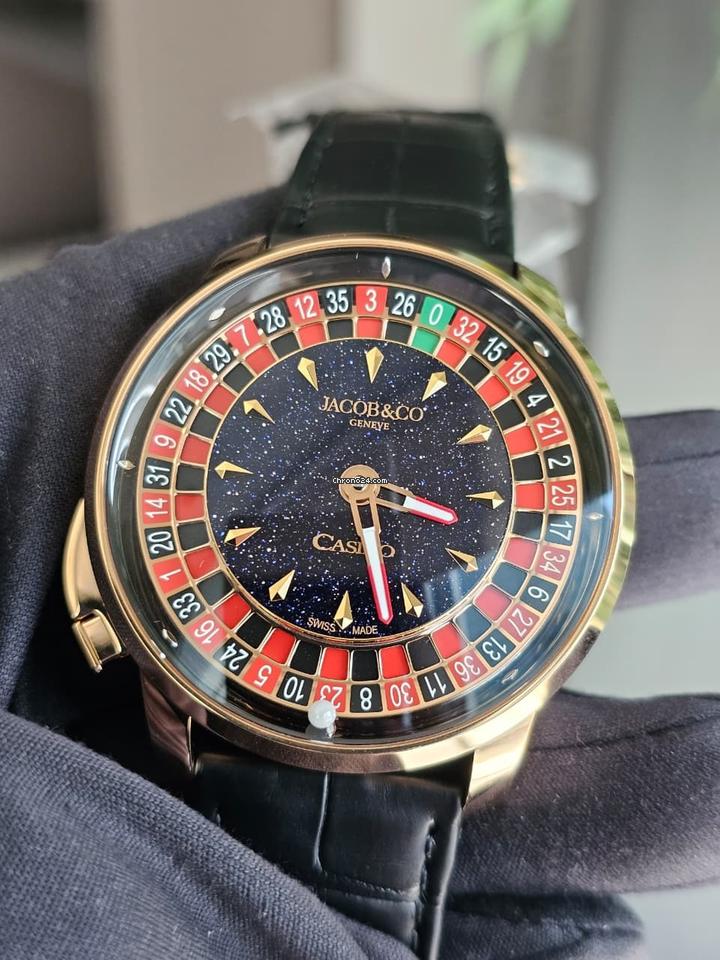 Jacob & Co.Casino Tourbillon Aventurine 44mm in Rose Gold Limited Edition