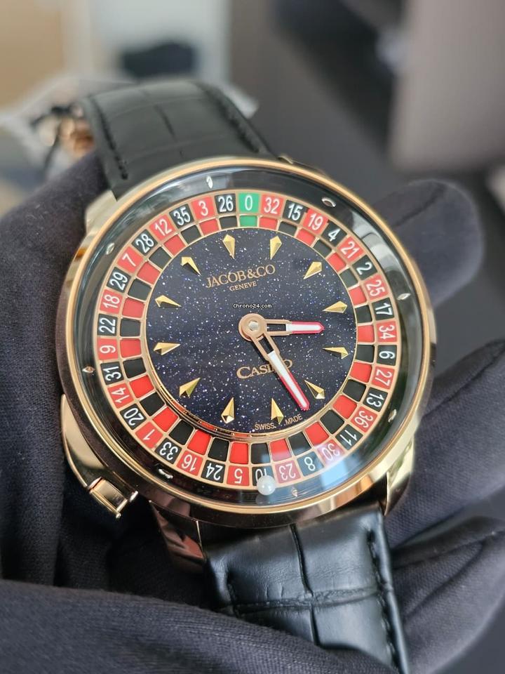 Jacob & Co.Casino Tourbillon Aventurine 44mm in Rose Gold Limited Edition