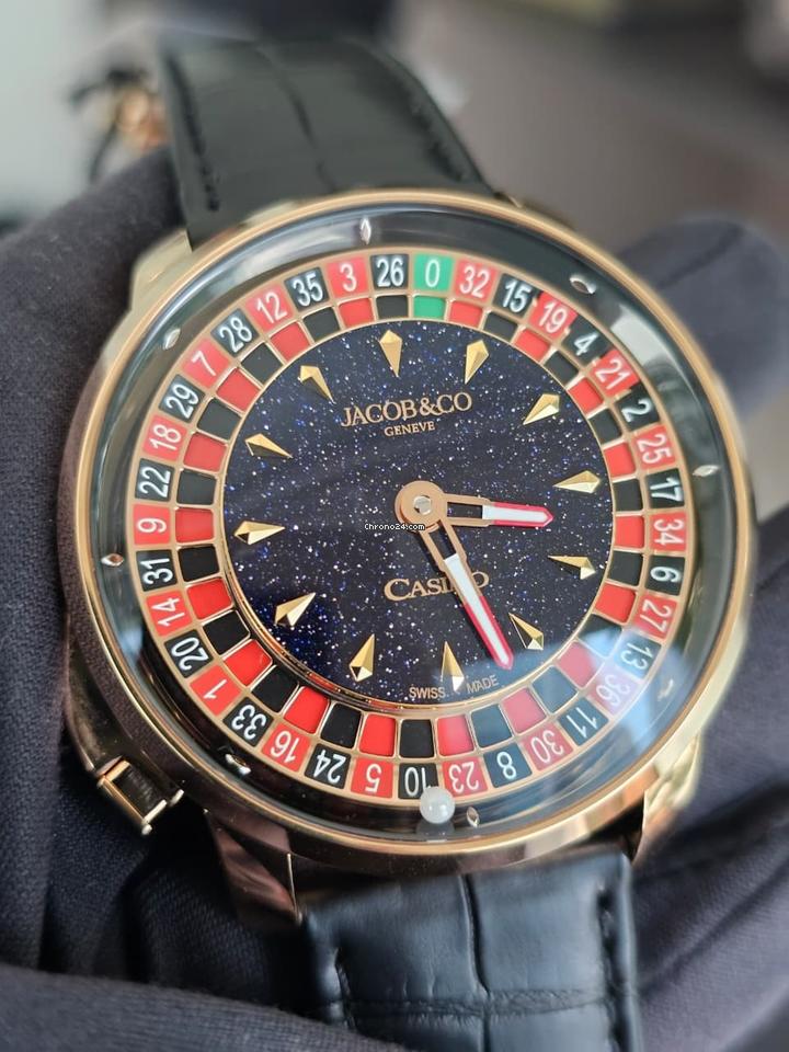 Jacob & Co.Casino Tourbillon Aventurine 44mm in Rose Gold Limited Edition