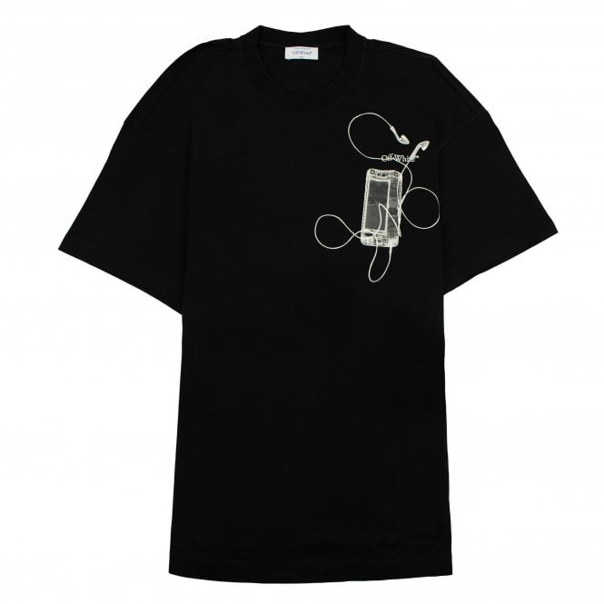 Off-White Scan Arr Over S/S T Shirt Black/grey