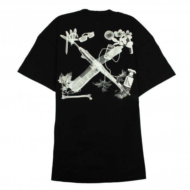 Off-White Scan Arr Over S/S T Shirt Black/grey