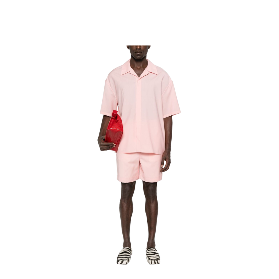 Shorts in Wool Orange