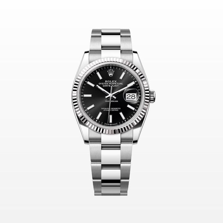 Rolex | Datejust | 126234 | Steel | 36 mm | Steel | Black | Automatic