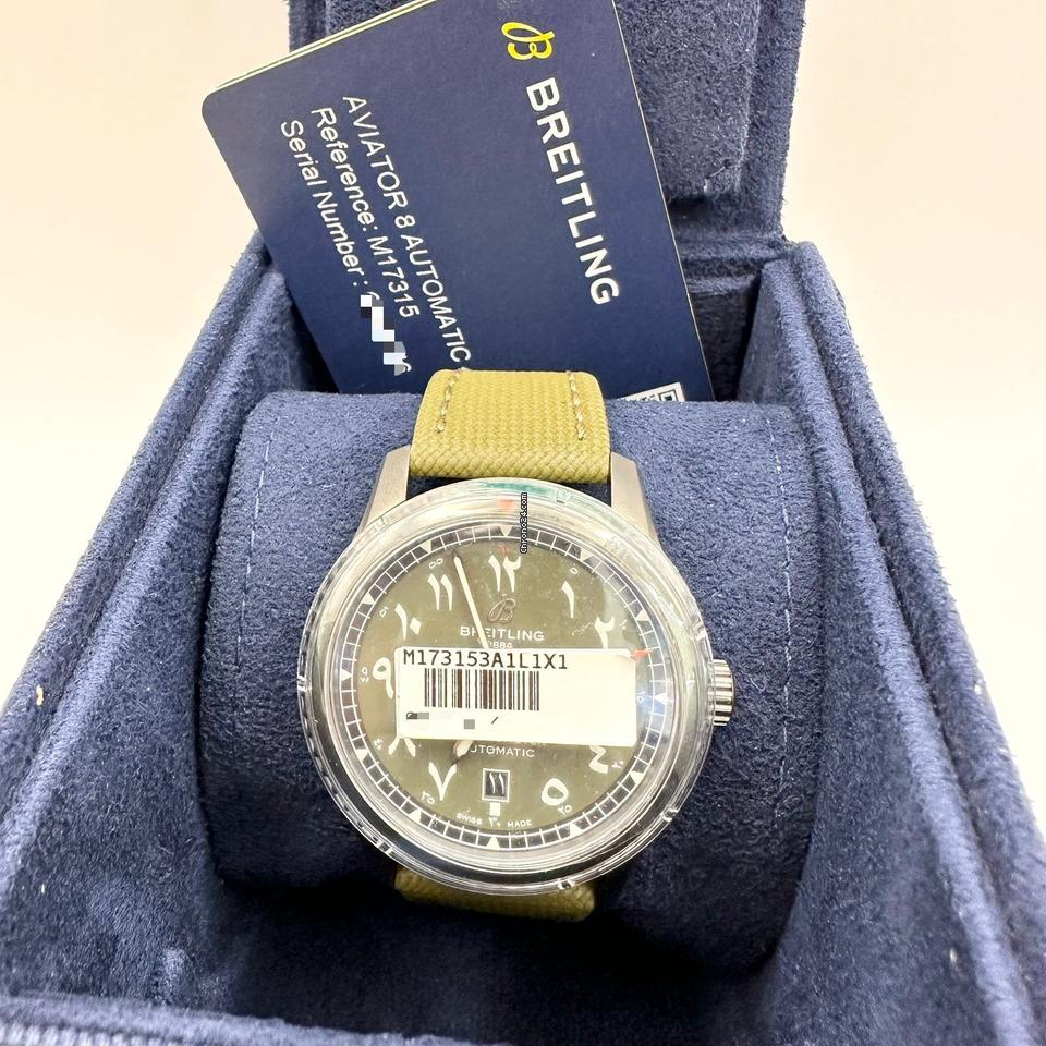 Breitling Aviator 8 Green Arabic Dial Limited to 250 Pieces 2021