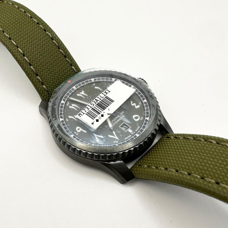 Breitling Aviator 8 Green Arabic Dial Limited to 250 Pieces 2021