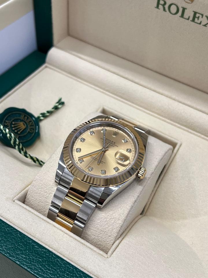 Rolex | Datejust | 126333 | Gold/Steel | 41 mm | Gold/Steel | Blue | Automatic