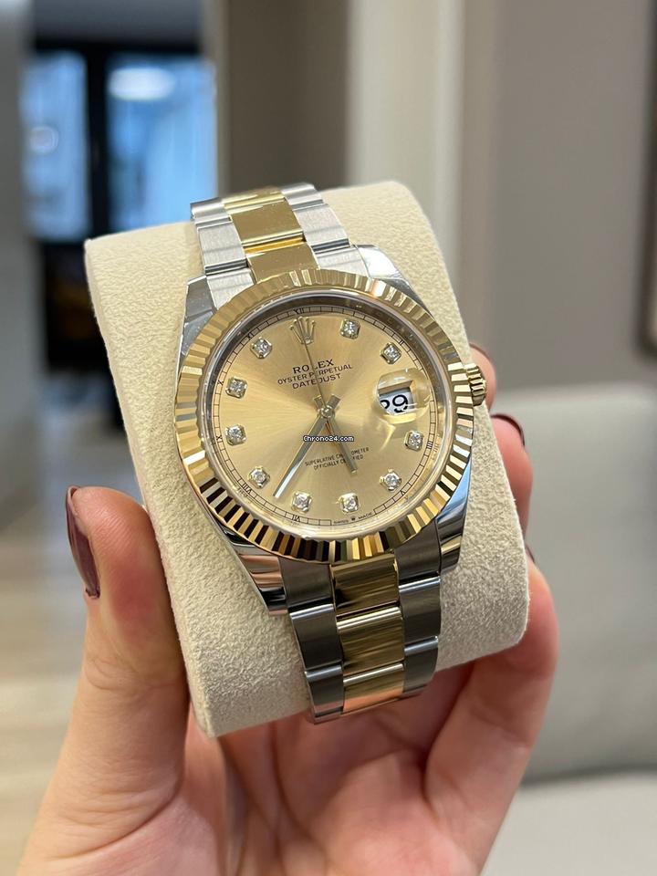 Rolex | Datejust | 126333 | Gold/Steel | 41 mm | Gold/Steel | Blue | Automatic