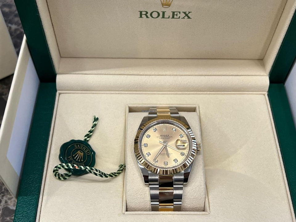 Rolex | Datejust | 126333 | Gold/Steel | 41 mm | Gold/Steel | Blue | Automatic