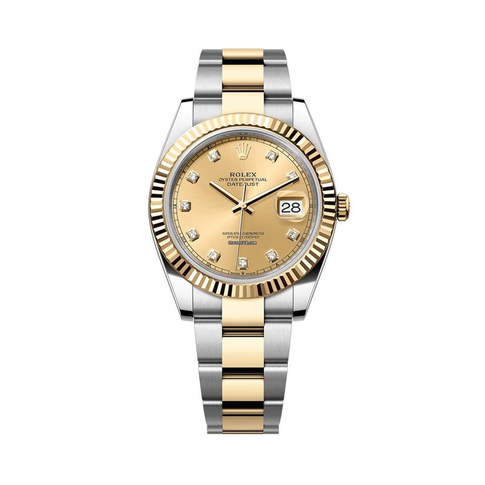 Rolex | Datejust | 126333 | Gold/Steel | 41 mm | Gold/Steel | Blue | Automatic
