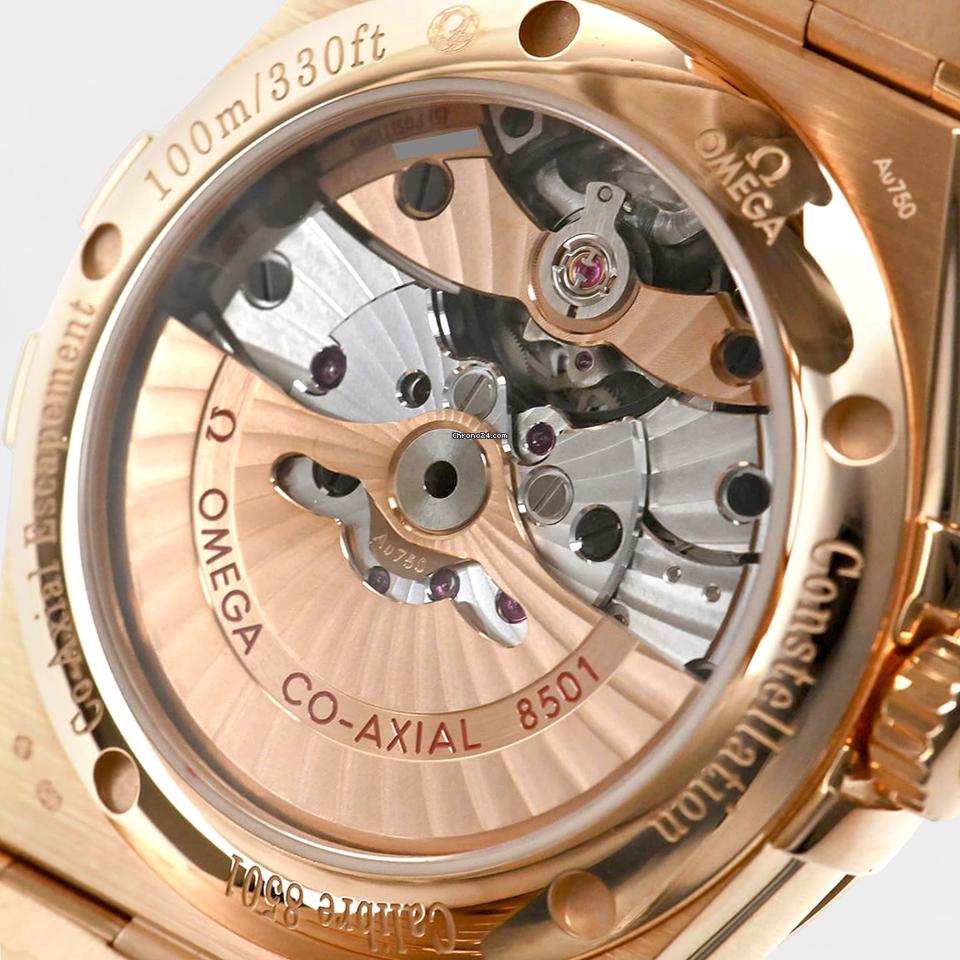 Omega Constellation Men Chronometer / Diamond / Red gold / 38mm Box&Papers 123.55.38.21.52.005