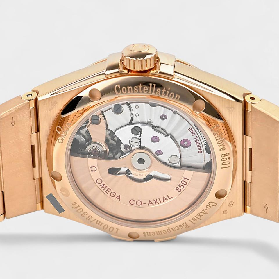 Omega Constellation Men Chronometer / Diamond / Red gold / 38mm Box&Papers 123.55.38.21.52.005