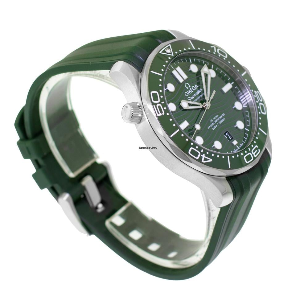 Omega Seamaster Diver 300 MStainless Steel Green Index Dial 210.32.42.20.01.001