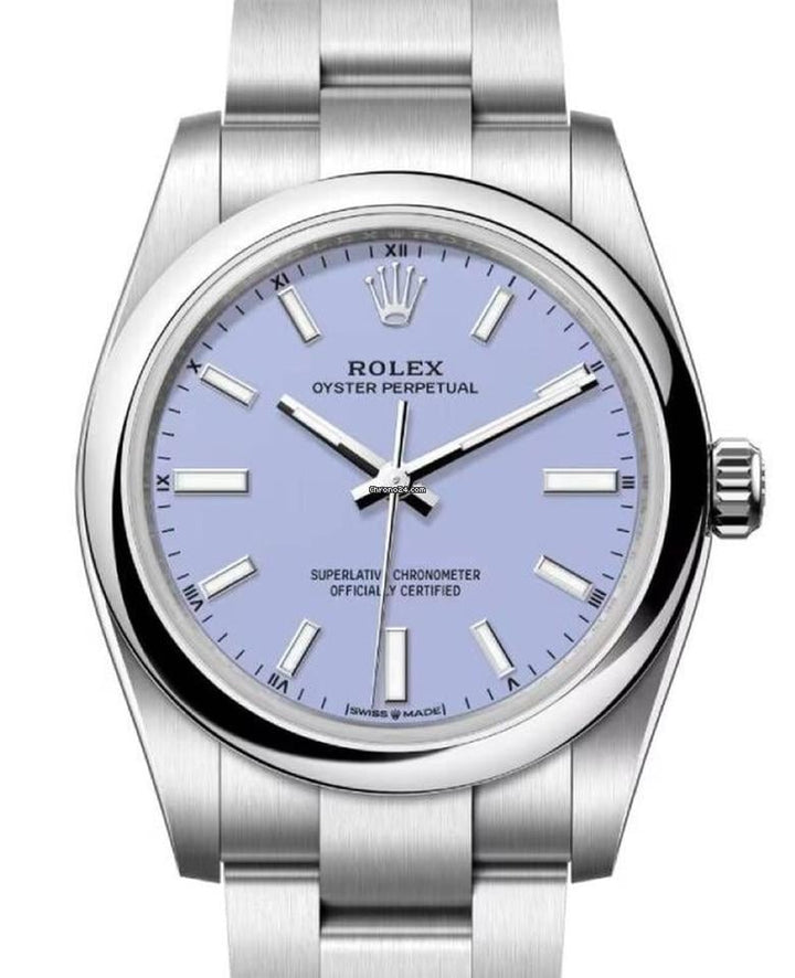 Rolex | Oyster Perpetual | 124200 | Steel | 36 mm | Steel | Purple | Automatic