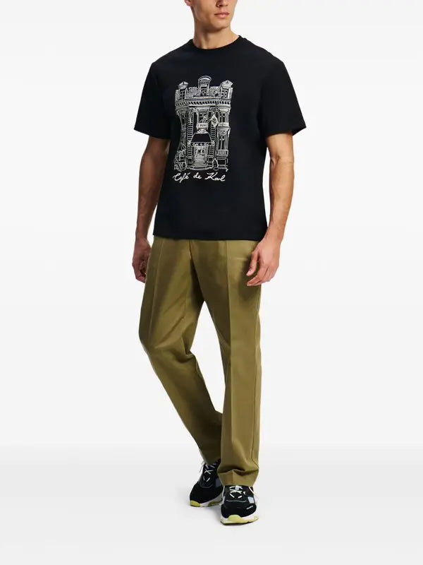 karl lagerfeld  x jorge parra t-shirt