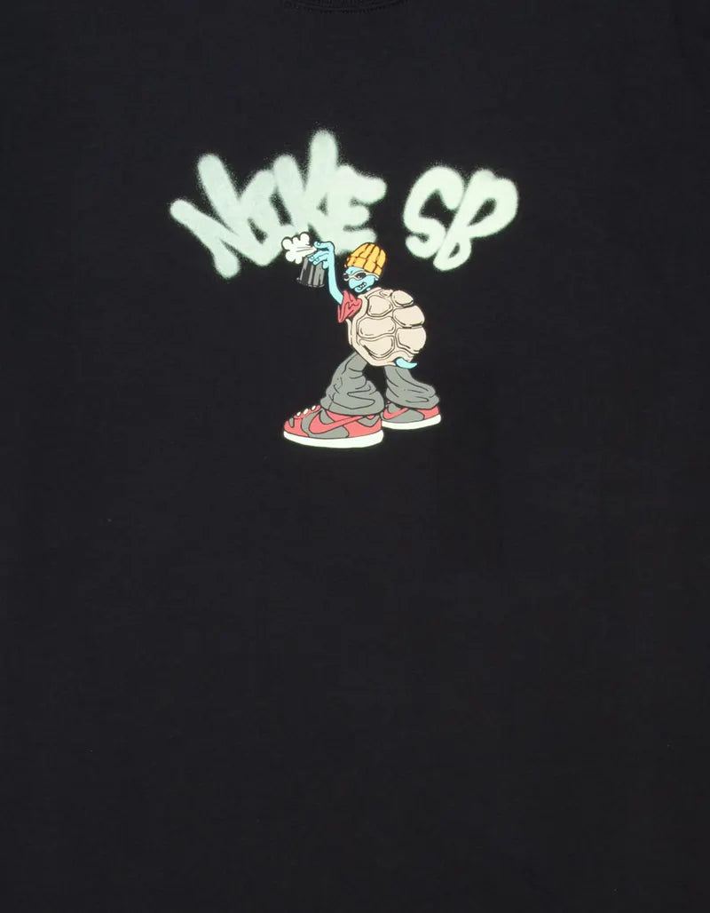 Nike SB Max 90 Spray Turtle Skate Tee Shirt - Black