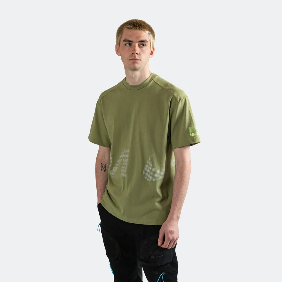 NIKE ISPA SS Tee - Alligator/Ghost Green