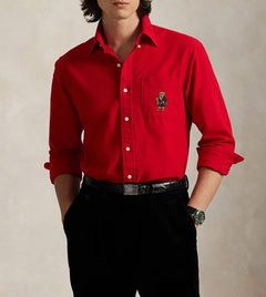 POLO RALPH LAUREN Red Graphic Regular Fit Shirt