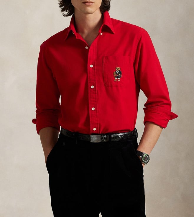 POLO RALPH LAUREN Red Graphic Regular Fit Shirt