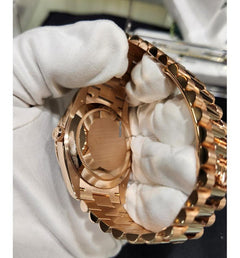 Rolex | Day-Date | 228345RBR | Rose gold | 40 mm | Rose gold | Brown | Automatic