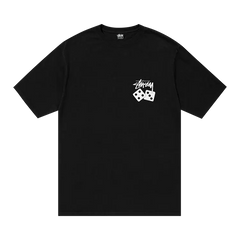 Stussy Dice Pigment Dyed T-Shirt Black