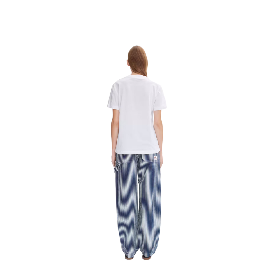 Trousers Blue White