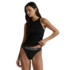 Mid Rise Jersey Thong