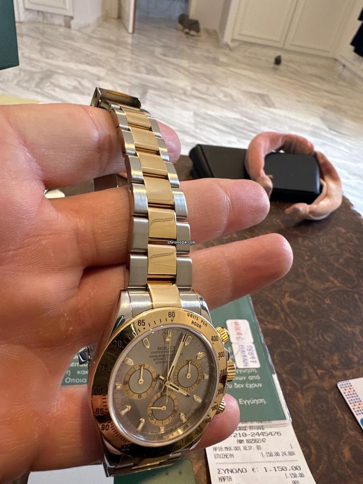 Rolex | Daytona | 116523 | Gold/Steel | 40 mm | Gold/Steel | Grey | Automatic