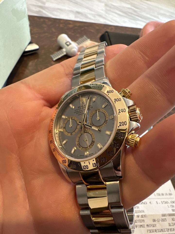 Rolex | Daytona | 116523 | Gold/Steel | 40 mm | Gold/Steel | Grey | Automatic